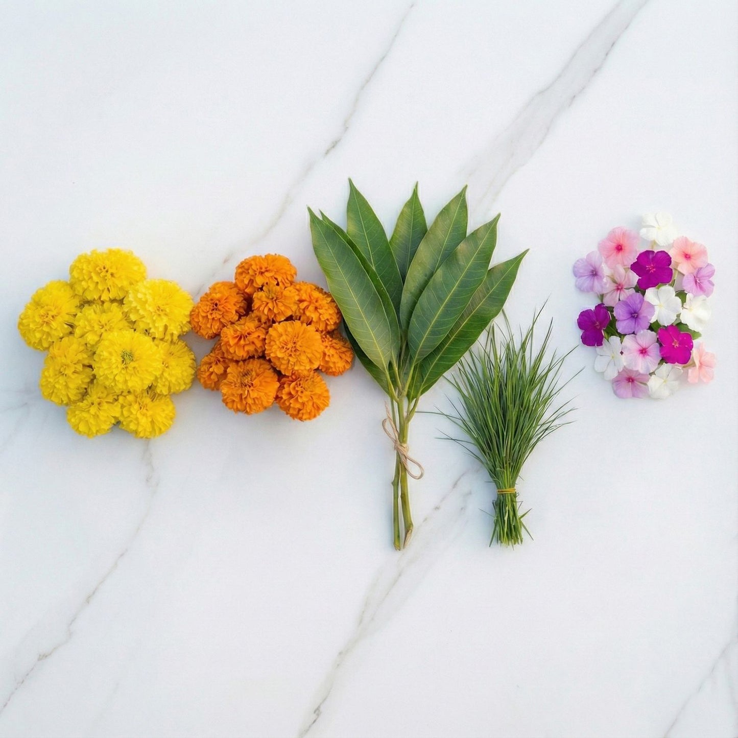 Shuddh Puja Premium Fresh Flower Kit for Thursday Laxmi Puja - Complete Flower Combo