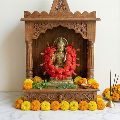 Shuddh Puja Premium Fresh Flower Kit for Tuesday Hanuman Puja - Complete Flower Combo