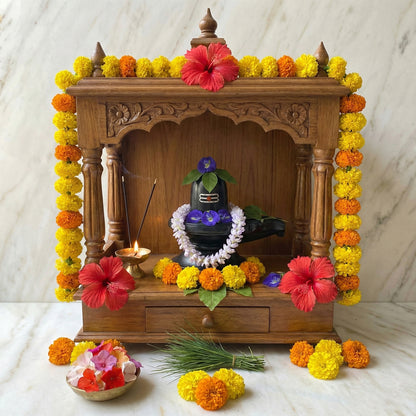 Shuddh Puja Premium Fresh Flower Kit for Monday(Somvar) Shiv Puja - Complete Flower Combo